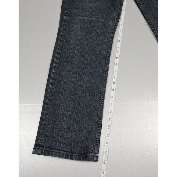 Levis 511 Jean Mens 38x32 Black Slim Straight Denim 5 Pocket. - Picture 6 of 8